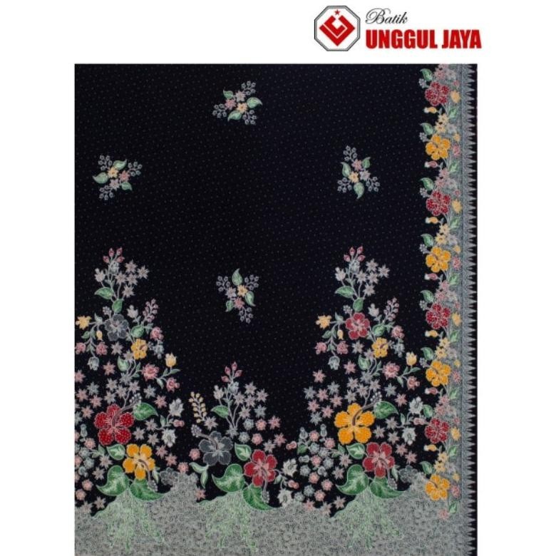 Produk Berkualitas Tinggi! Kain batik jawa indah cibulan Hitam Manis H Santoso | Unggul Jaya | Pekal