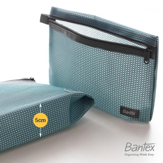 

New - Bantex Musky Pink Zipper Storage Pouch Handbag Pencil Case #8108 74 ~