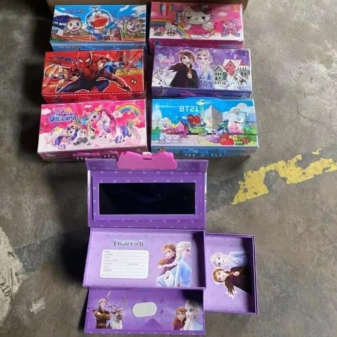 

Big Sale - KOTAK PENSIL KODE TIGA TINGKAT 4D / PENCIL CASE ~