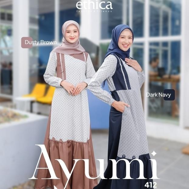 Ready Gamis Ethica Ayumi 412 Original