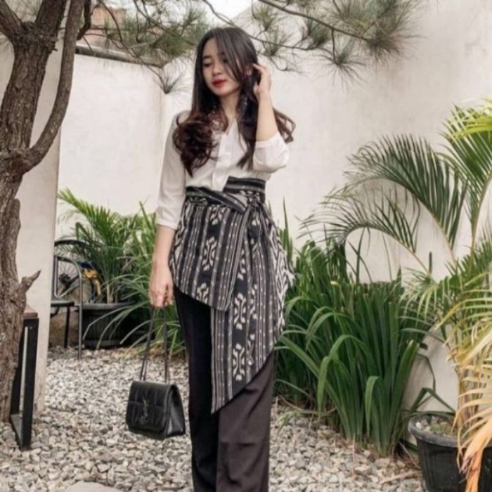 (Ready Sto) Obi Kain Tenun, Ikat Tenun, Aksess Dress, Belt,