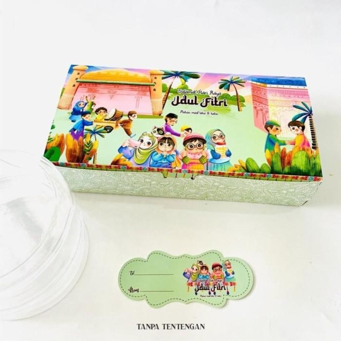

Kardus Tenteng Dus 2 Toples 250Gr Box Lebaran Idul Fitri 25X12.5X5.5Cm 085