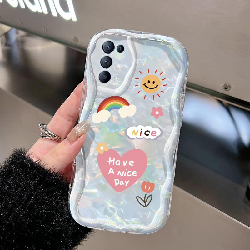 Casing Hp OPPO Reno 5 4G Reno 5 5G Reno 5K 5G Case HP sarung pelindung Softcase minimalis motif hari