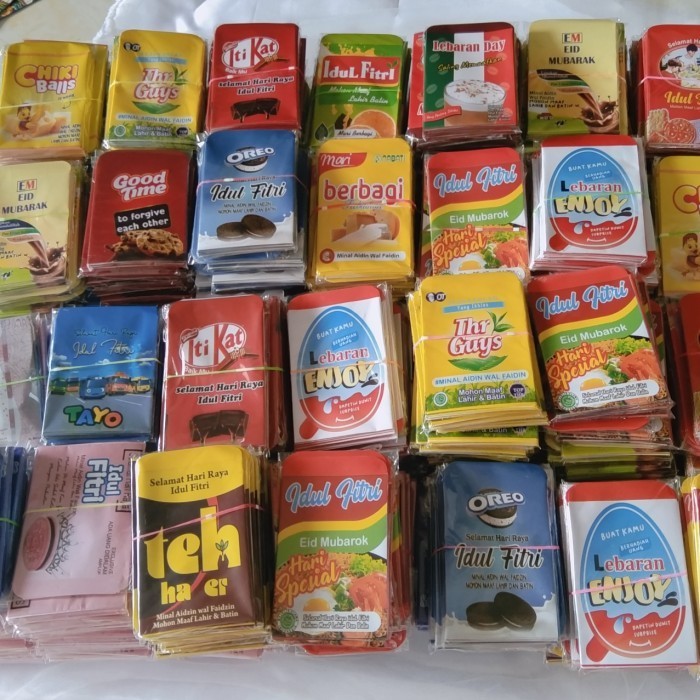 

Amplop Lebaran Snack Chiki Isi 10 Lembar
