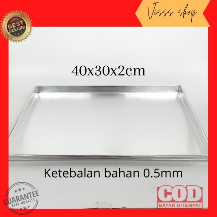

Terbaruloyang Oven Kue Kering 40X30X2 Cm Bahan Aluminium Ketebalan