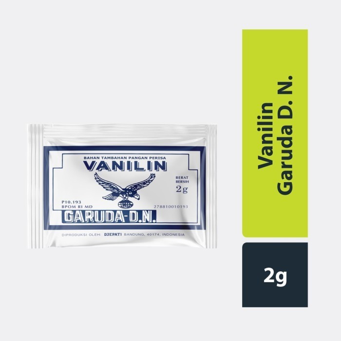

Vanillin Vanili Vanila Per 3 Pcs 2 Gr Bahan Kue Vanilla