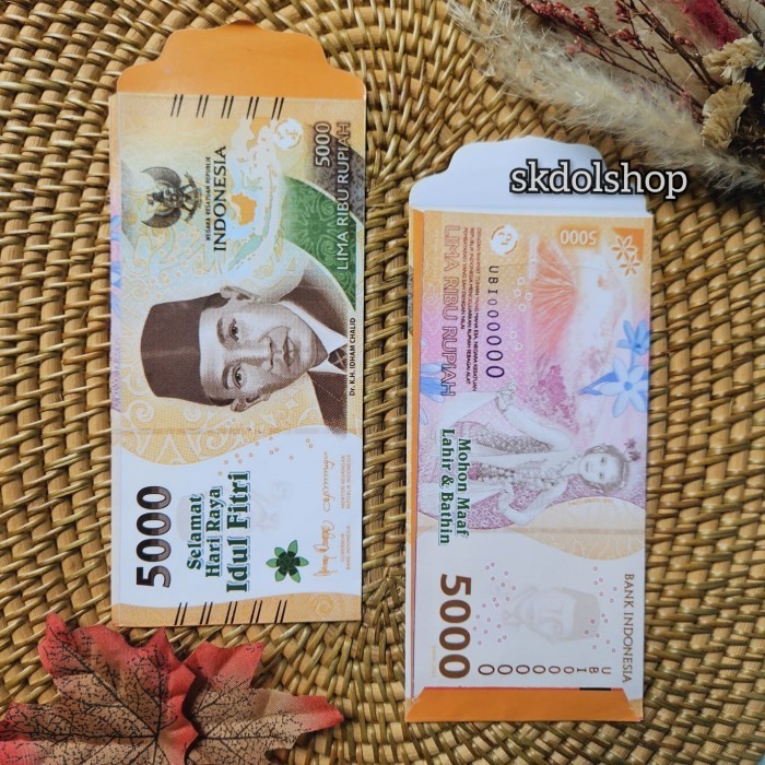 

Amplop Ampua Lebaran Kter Uang/Duit Ukuran Besar Isi 10 Lembar