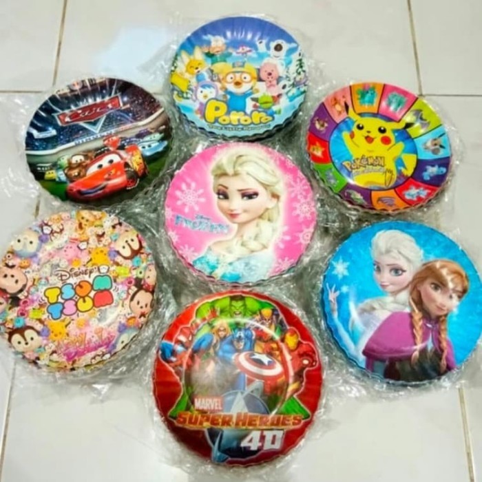 

Piring Kue Makan /Piring Motif Bahan Mulus