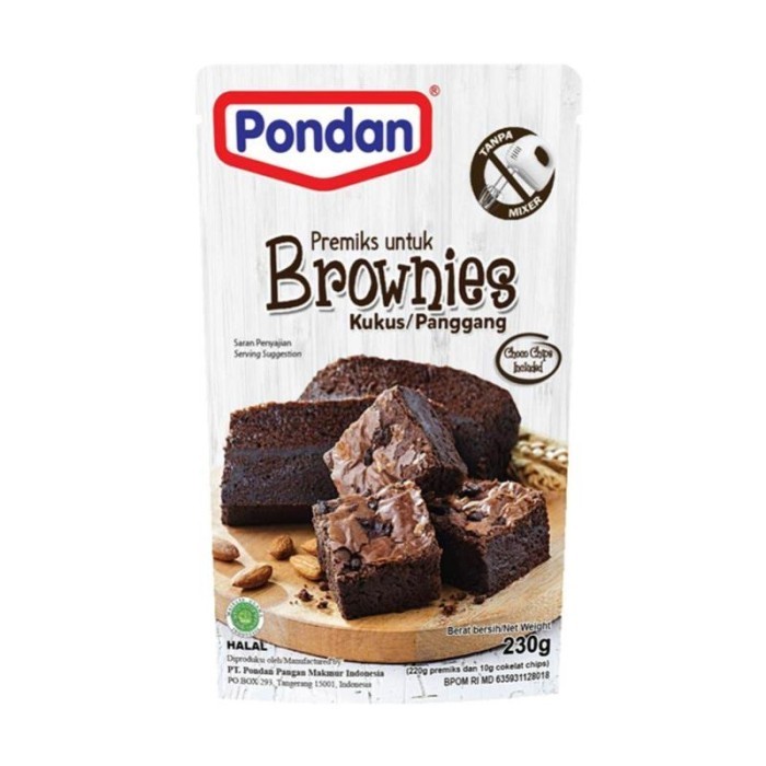 

Ponbrownies Bahan Kue230 Gr