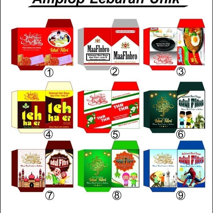 

Amplop Lebaran Custom Tanpa Lipat Lem