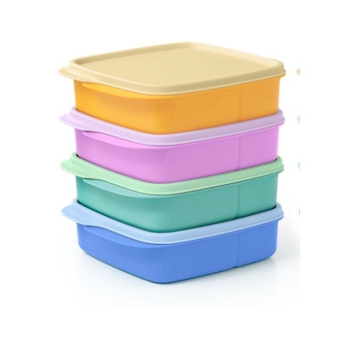 TUPPERWARE LOLLY TUP KOTAK MAKAN BEKAL 4PCS PROMO