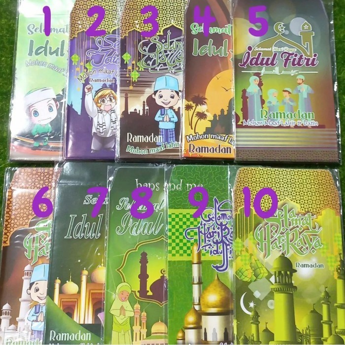 

Amplop / Angpao Angpau Idul Fitri Lebaran 10 Pcs