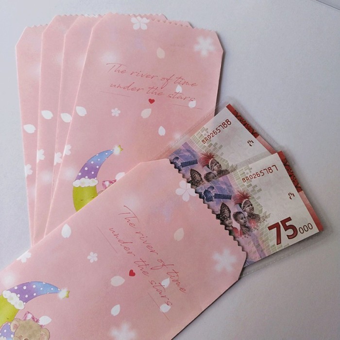 

Amplop Lebaran Lebih Lebar / Angpao Wedding Motif - Under The Stars