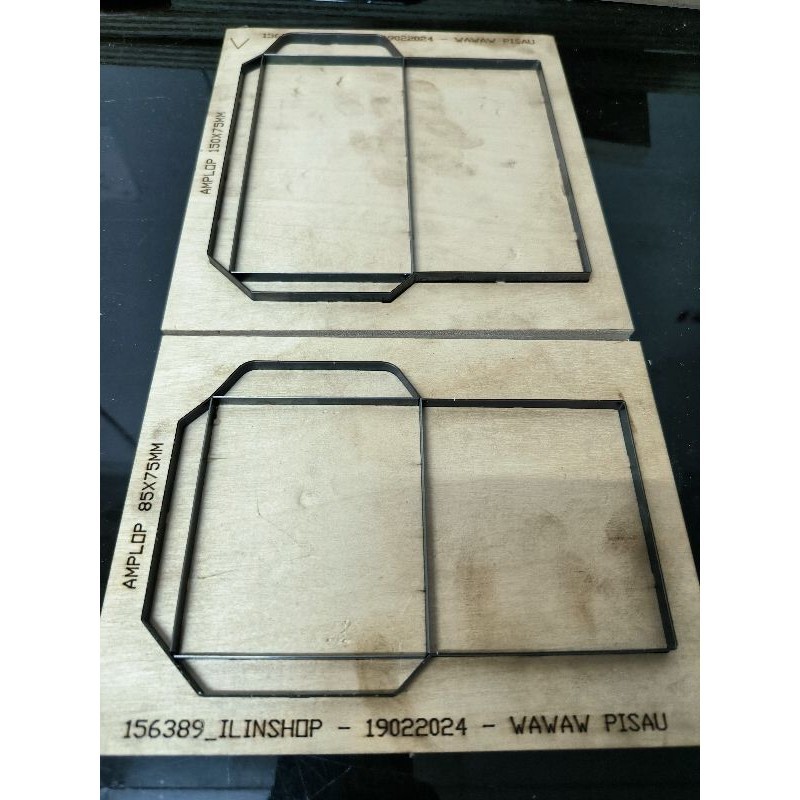 

PISAU AMPLOP - ENVELOPE DIE CUT - PISAU POND AMPLOP