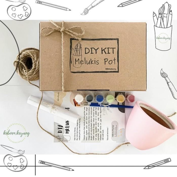 

Diy Kit Melukis Pot/Kado/Hampers/Kreativitas Anak