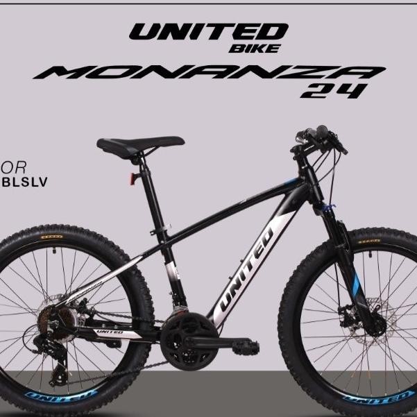 Sepeda Gunung Mtb 24 Inch United Monanza New Alloy