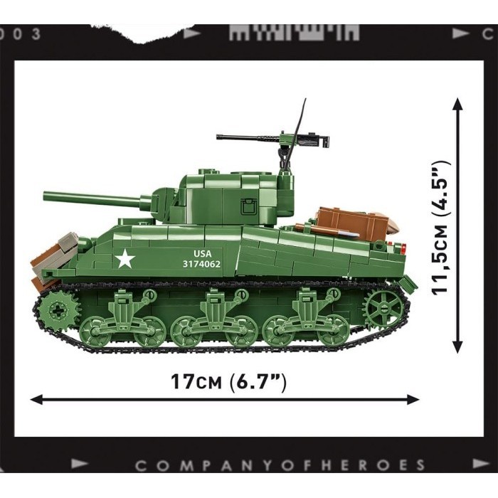 Best Cobi 3044 Sherman M4 A1 Gratis Ongkir
