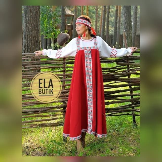 New kostum rusia-dewasa-baju adat internasional rusia-kostum UN day