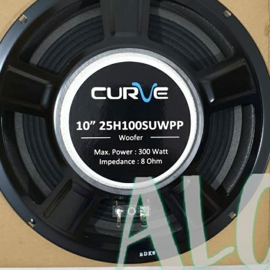 Termurah SPEAKER CURVE 10" inch WOOFER CURVE 25H100SUWPP (PLS)