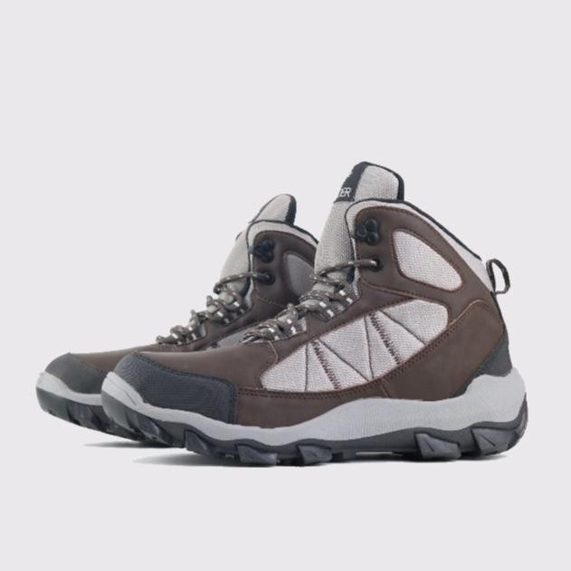 Sepatu Sunder I Kerta I Grey Coffee I Hiking Outdoor Gunung Raisustore