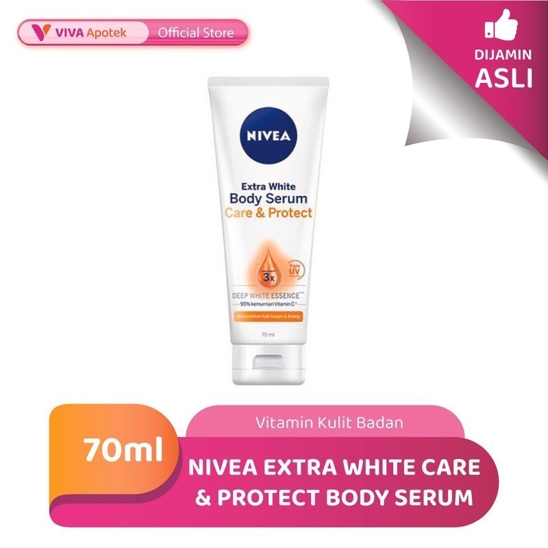Promo Harga Nivea Body Serum Extra White Care & Protect 70 ml - Shopee