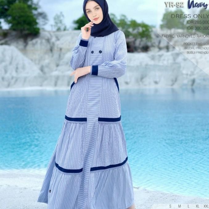 New Gamis Endomoda Yr 92 Pengiriman Cepat