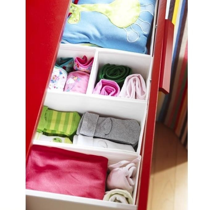 Drawer Organizer Set isi 6pcs Box Kotak Sekat Laci Lemari Pakaian Bayi - kuigrocery