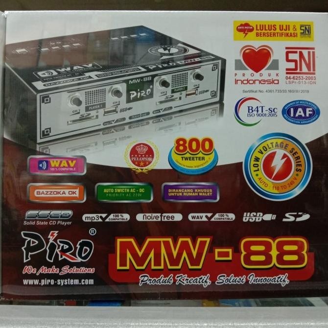 Ampli Piro Mw 88/Ampli Walet Piro Mw88 Masih Ready