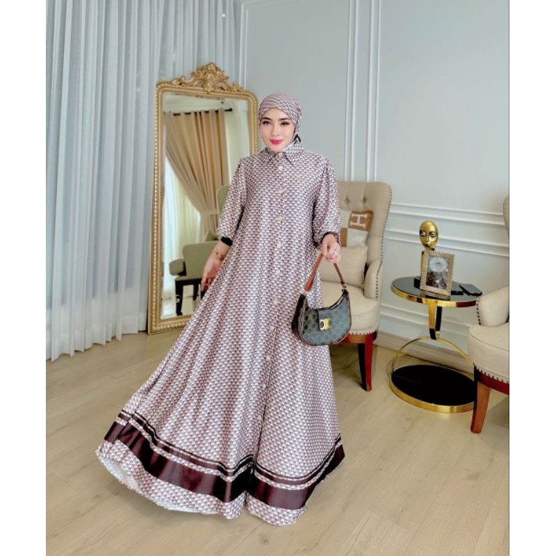 SHELLA SAUKIA | GAMIS BY SHELLA SAUKIA ORIGINAL PRODUK | GAMIS MODERN | GAMIS MUSLIMAH | GAMIS NYAMA