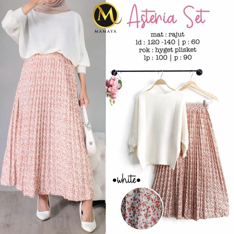 Setelan Rajut modis terkini / setelan Rok Rajut Jumbo