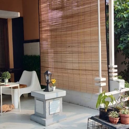 tirai krey outdoor tampias hujan dan panas
