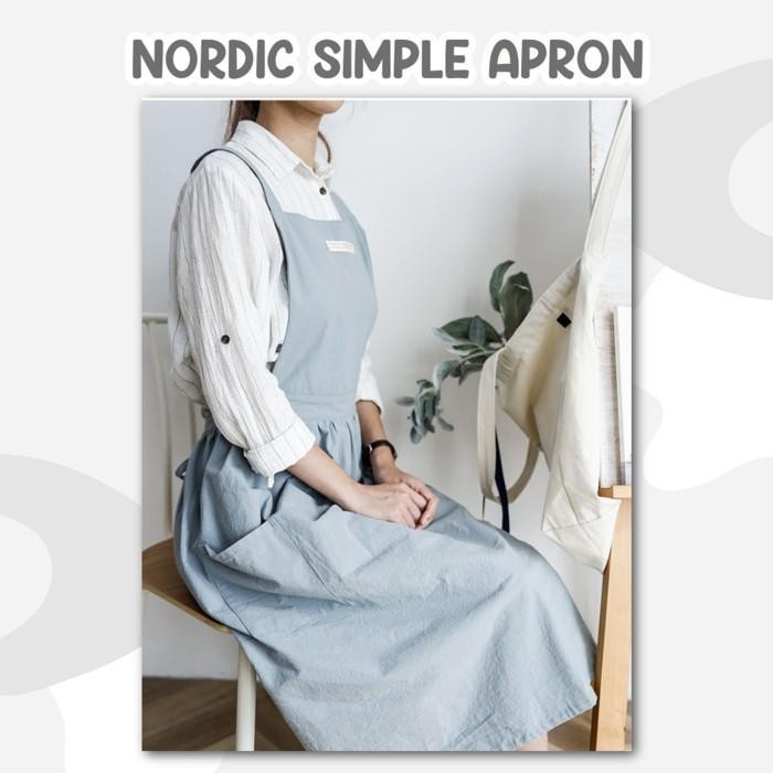 Nordic Simple Apron / Apron / Celemek