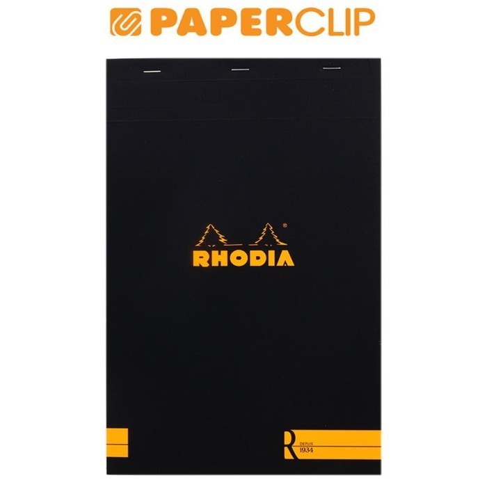 

Dijual Notepad Rhodia N19 Le R Head Sptapled Black A4+ Lined 192012C Limited