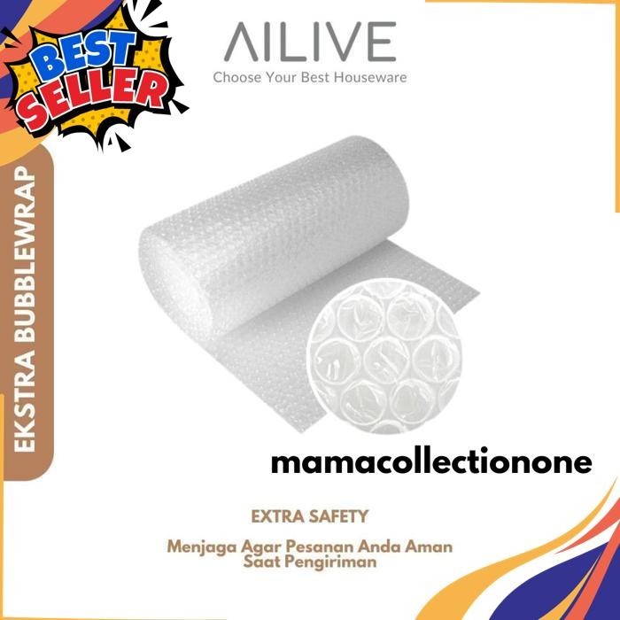 

EXTRA BUBBLE WRAP - MENJAGA PESANAN ANDA PADA SAAT PENGIRIMAN EXTRA SAFETY PODUK BAHAN BERKUALITAS !!