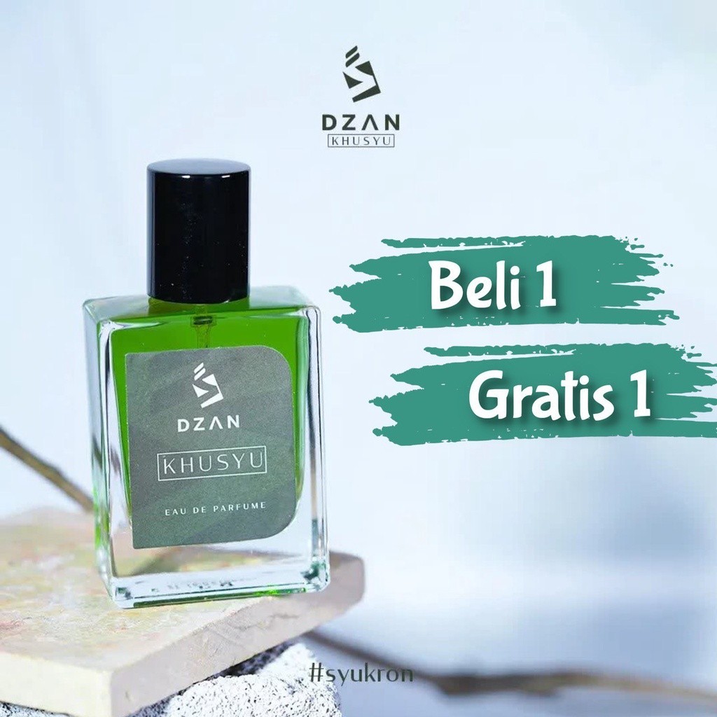Dzan Khusyu Parfum Pria Tahan Lama Wangi Non Nyak Wangi Sholat