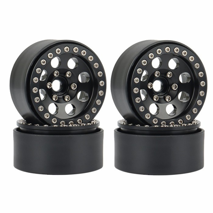 Terbaru 4pcs Velg beadlock 1.9 Rc Axial scx10 RGT Trx-4 Rc4wd
