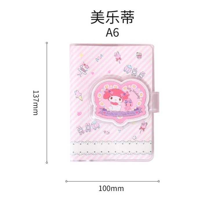 

Jualan Mimimoo Notebook Buku Diary A5 A6 Cinnamoroll Pompompurin Hello Kitty Promo