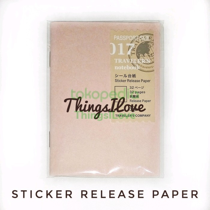

Spesial Midori Traveler'S Notebook Refill- 017 Sticker Release Paper Passport Berkualitas
