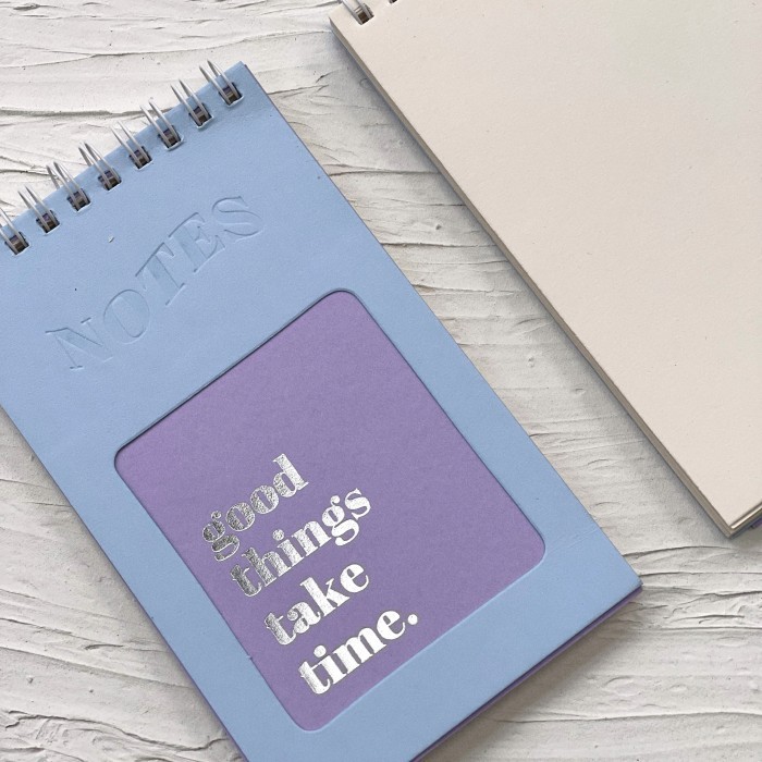 

Mudah Kaleidoscopic Collection Reporter Notebook - Good Things Take Time Limited