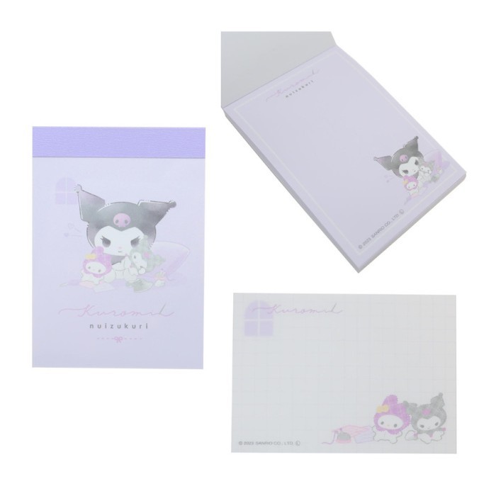 

Terlaris Mini Memo Pad Sanrio Stuffed Dolls Nuizukuri Notepad Limited Edition Bagus