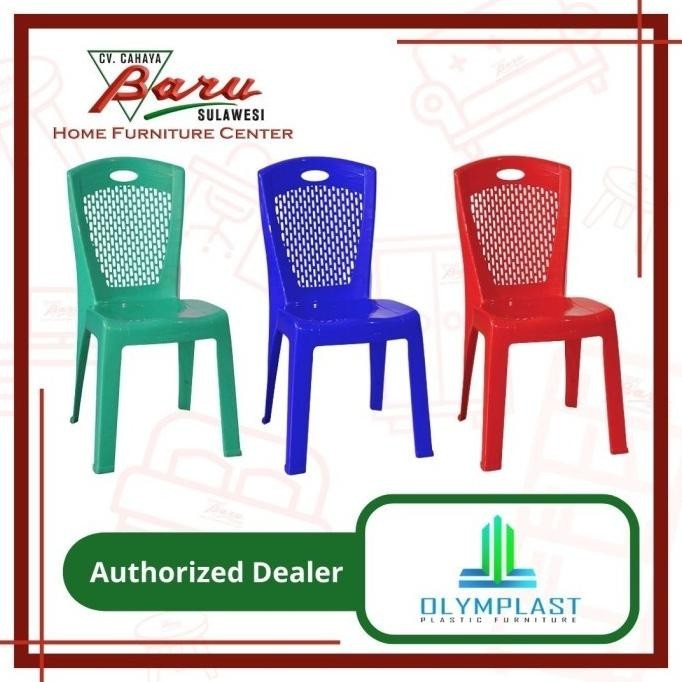 Paket Olymplast 3 Bh Kursi Plastik Ol 203 N - Khusus Makassar Sriagungjaya