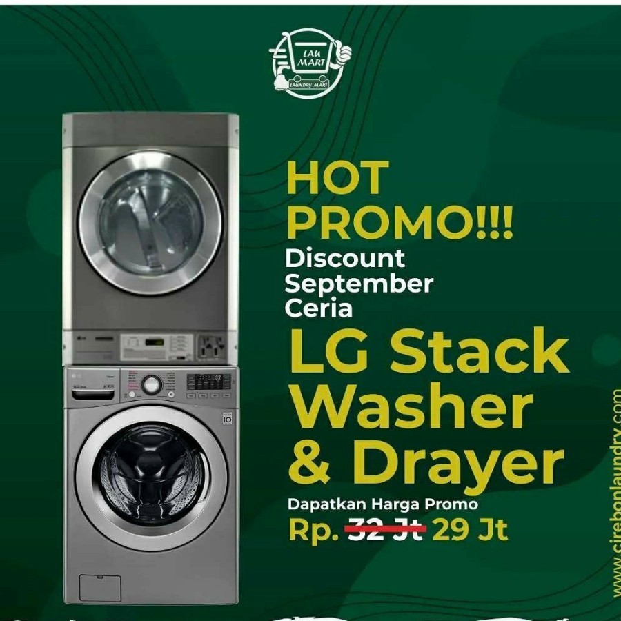 TERMURAH LG 20KG & LG COMMERCIAL DRYER (GARANSIIII)