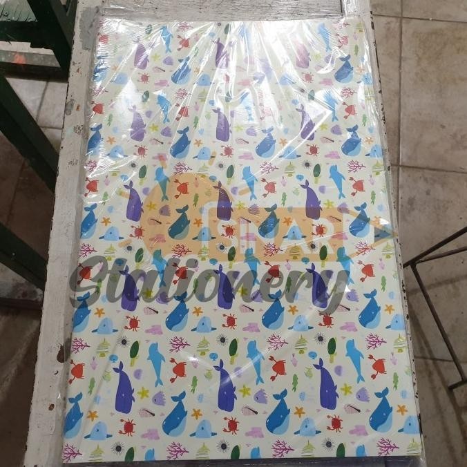 

Update - Kertas kado sidu 1pak isi 50pc ,.