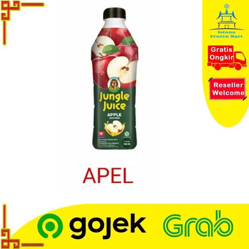 

Jus Apple JUNGLE JUICE Minuman Sari Buah Apel 1 Liter