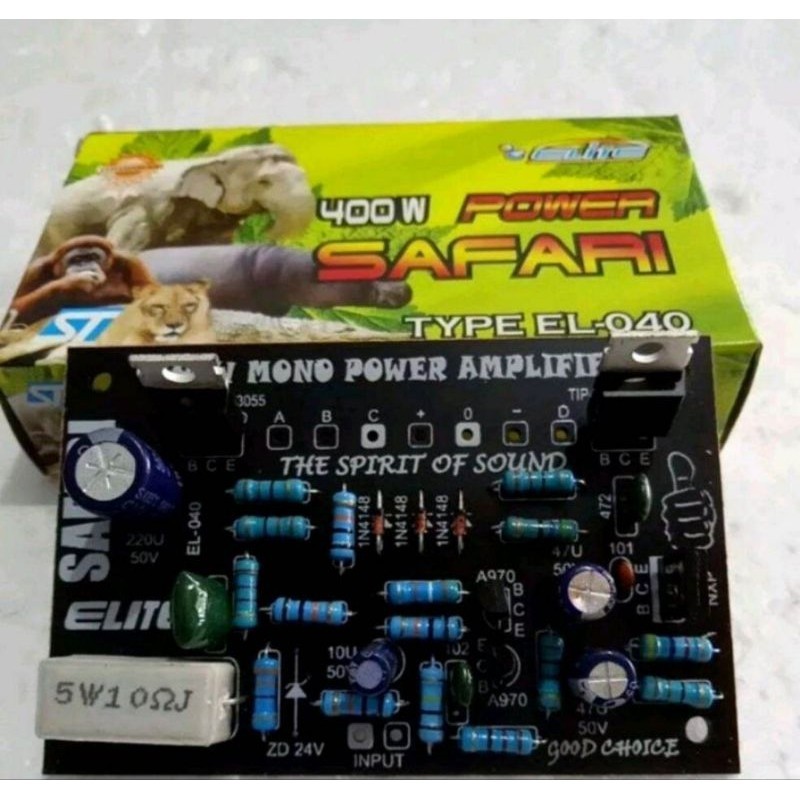 Kit driver power safari 400wat mono