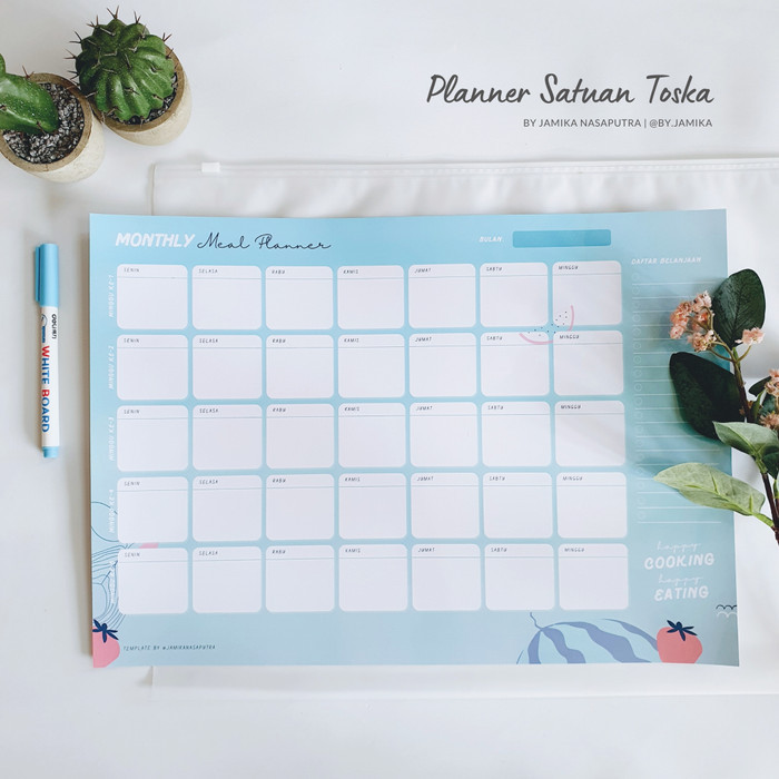 

Lucu Planner Satuan @By.Jamika Bergaransi