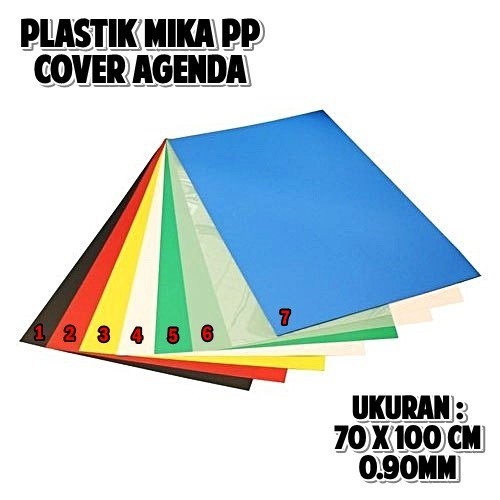 

Spesial Plastik Mika Sampul Cover Agenda / Alas Tas Lembaran 70X100Cm 1Mm Murah
