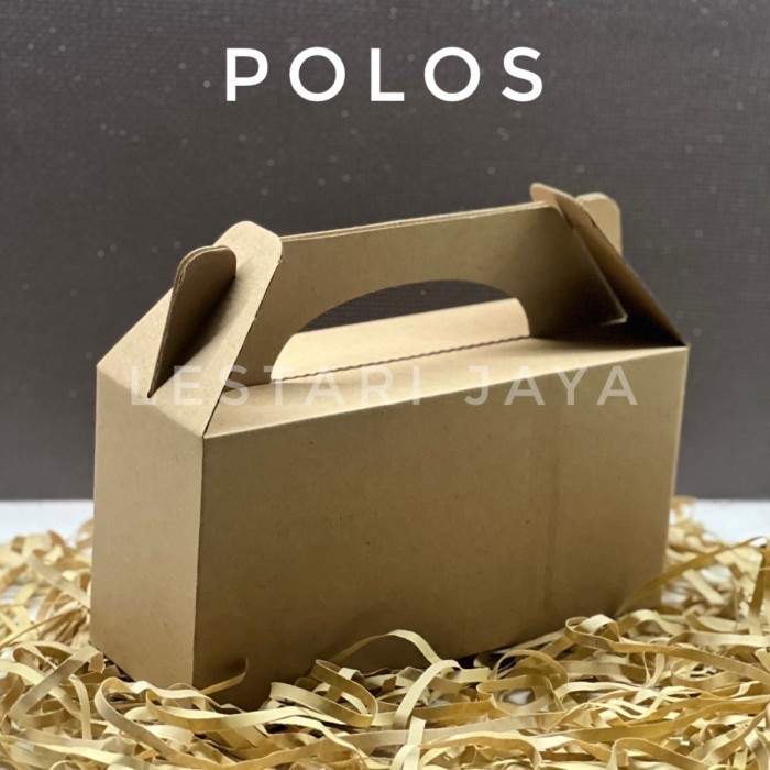 ><><><] Box E-Flute Gable Box/Box Jinjing 28x10x14 cm Muat Toples Tabung