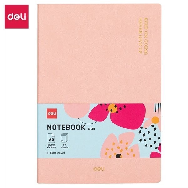 

Cuci Gudang Deli Buku Agenda Sampul Kulit Soft Cover A5 Isi 80 Lbr - En135L - Merah Muda Sale!!!