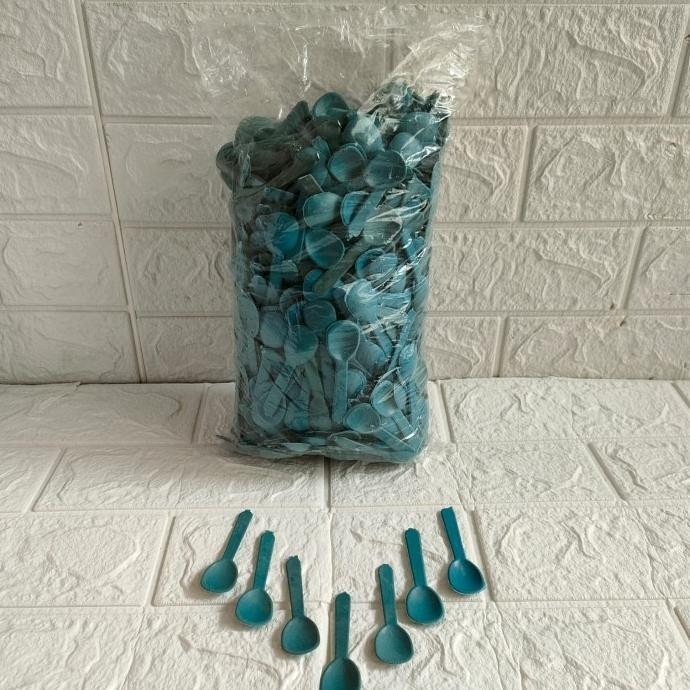 $$$$] Sendok plastik jelly / ice cream warna kemasan kiloan